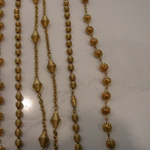 Three Gold Look Chains - Picture 3 of 3
